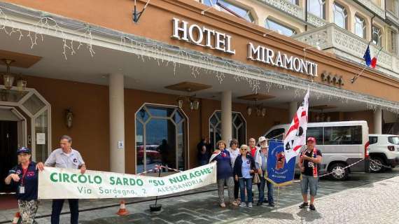 L'Unione Sarda - Cagliari, anche in quota l'affetto dei tifosi