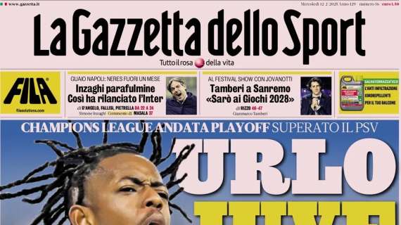 Gazzetta - Urlo Juve