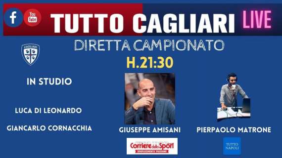 LIVE TC - Appuntamento alle 21.30 con Giuseppe Amisani e Pierpaolo Matrone