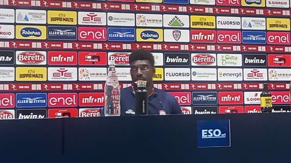 SALA STAMPA - ADOPO: "Sono concentrato sul Cagliari, voglio dare un contributo ancora maggiore"