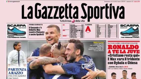 Gazzetta - L'Inter ne dice 4