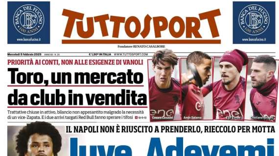 Tuttosport - Juve, Adeyemi è Con... te