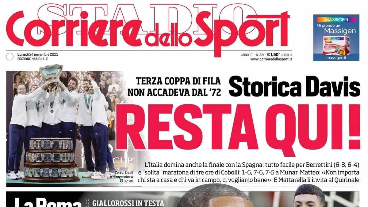 La Roma scappa. Corsport: "Gasp premier"