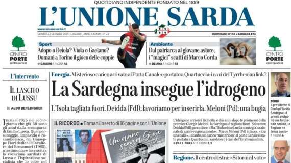 L'Unione Sarda - Bonaria abbraccia ancora Gigi Riva. Quattro ballottaggi: Nicola sceglie il Cagliari anti-Toro