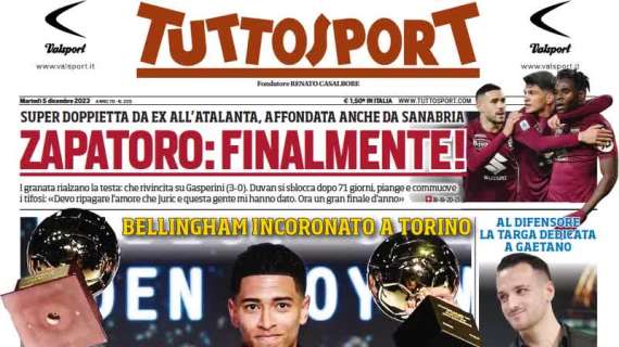 Tuttosport - "Da Golden Boy a numero uno"