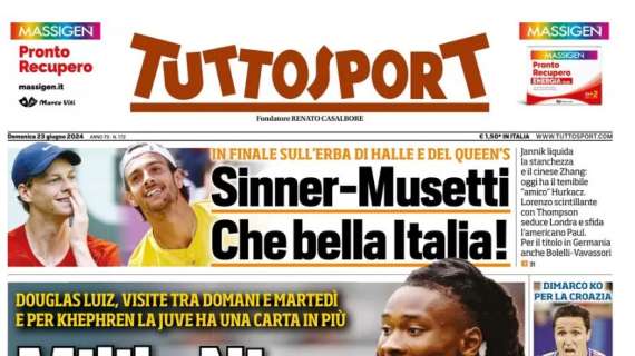 Tuttosport - Milik-Nizza avvicina Thuram