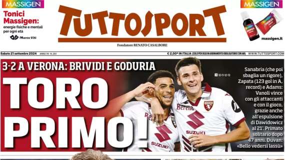 Tuttosport - Yildiz, esame da diez. Cagliari EuroEmpoli! Che rivincita sull’ex Nicola