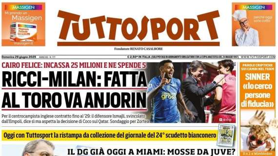 Tuttosport - Comolli. E' l'ora del blitz