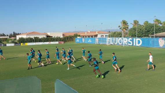 Cagliari, il report della doppia seduta di allenamento odierna