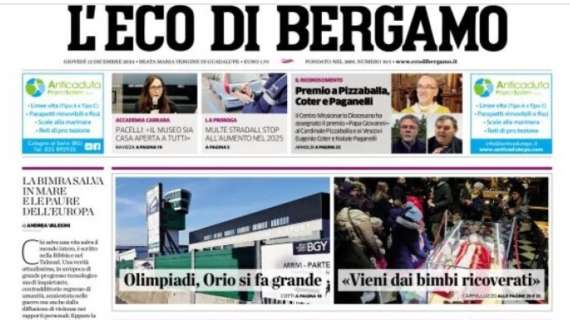 L'Eco di Bergamo - Dimenticare il Real. Sabato a Cagliari per restare in testa