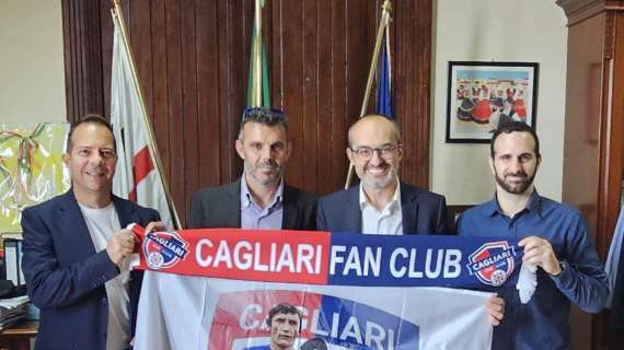 Il Cagliari Fan Club incontra il sindaco della città Paolo Truzzu