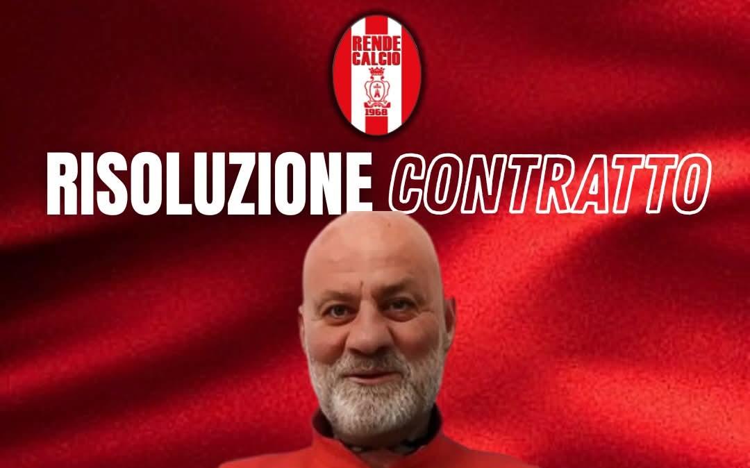 Rende, è addio con mister Germano 