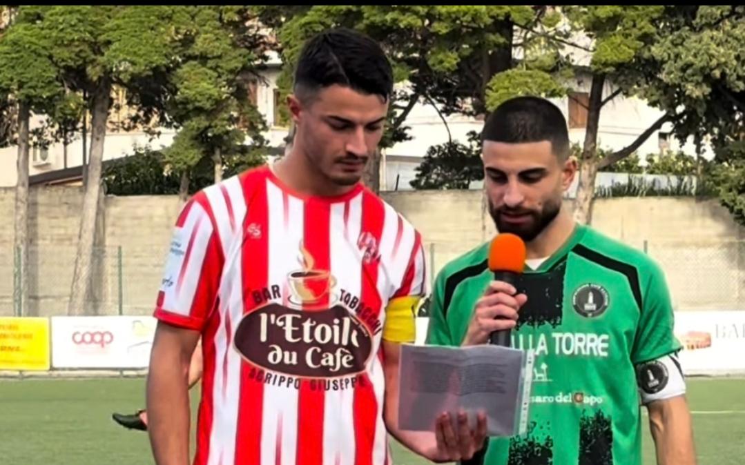 Panetta e Pipicella, capitani di valori: il calcio calabrese scende in campo contro la violenza