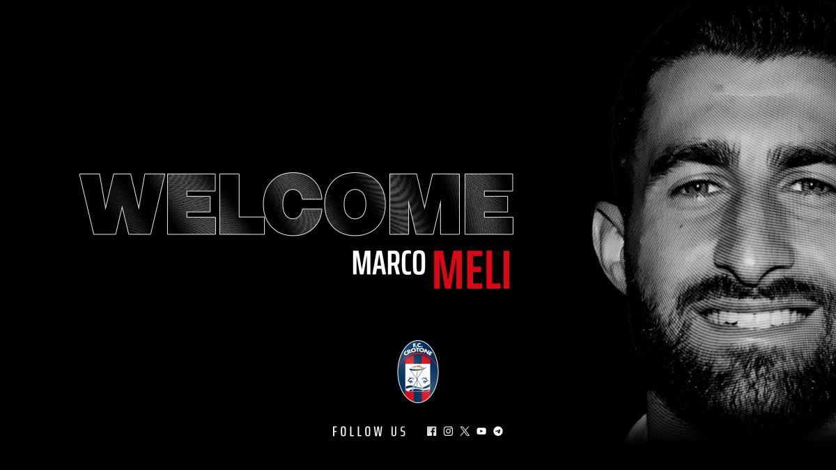 Crotone, ecco Meli 