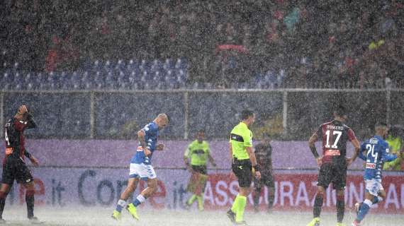 Serie A: sabato salta una partita per allerta meteo