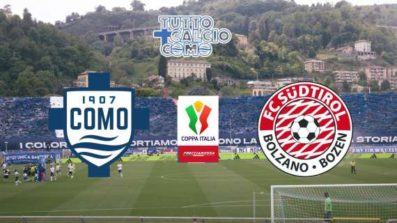 Buona la prima per il Como! Sudtirol piegato 3-1 e 16esimi di Coppa Italia conquistati!