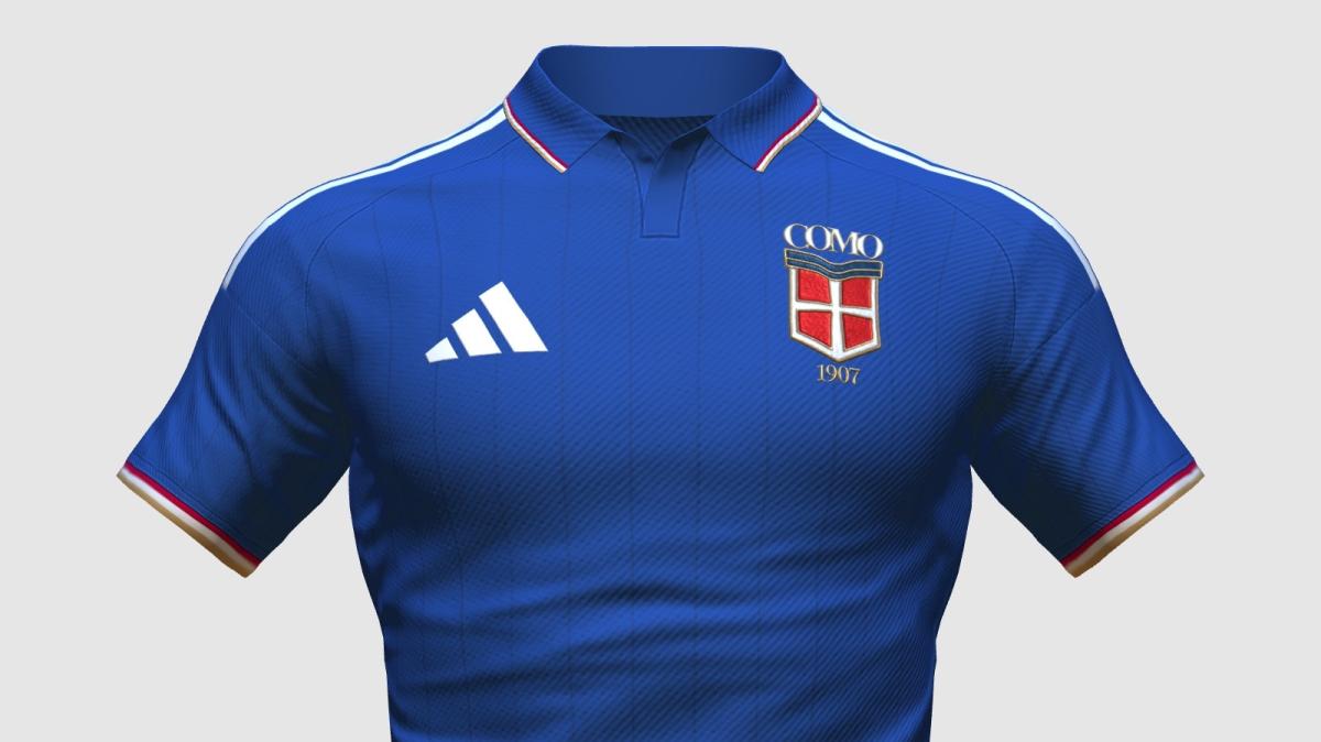 Footy Headlines, un leak svela la maglia del Como 2026/2027: nuovo logo e richiami ai colori della città
