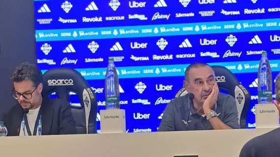 Como-Lazio, Sarri in sala stampa: "Oggi è stata una lotta impari"
