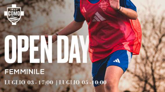 Open Day Como Femminile, fissate già due date. Ecco tutte le info 