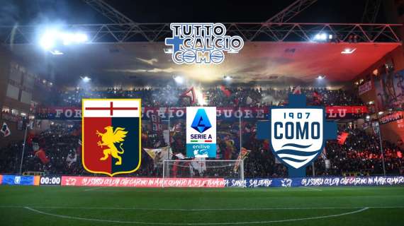 FINALE: Genoa-Como 1-1, rammarico biancoblu al "Ferraris"