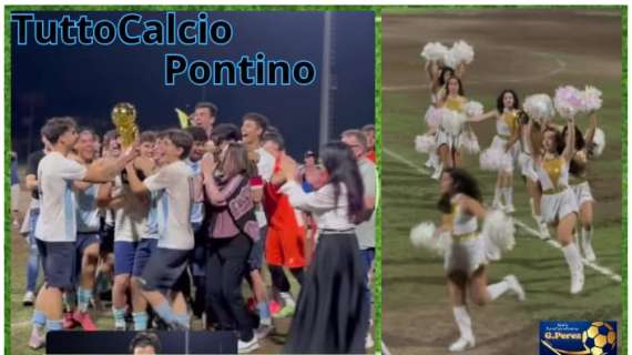 Il Priverno alza il trofeo    
