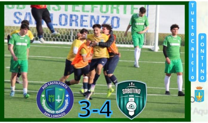 L' esultanza SABOTINO