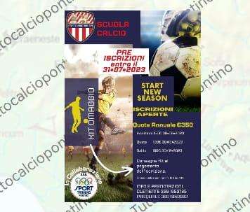 Locandina Scuola Calcio    