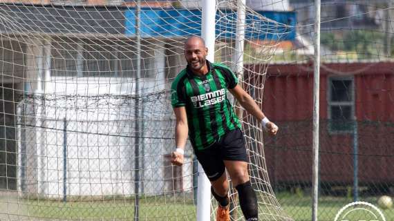 Mauro Ciccarelli dopo un gol