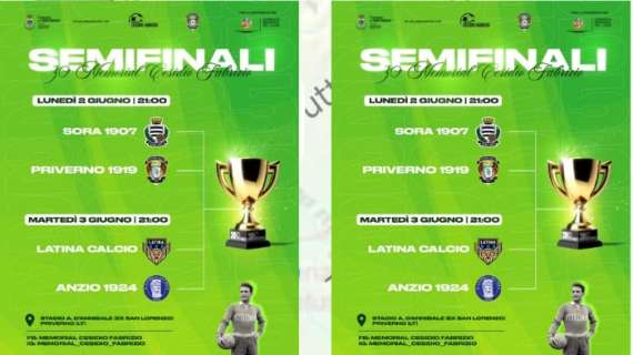 La locandina delle semifinali 