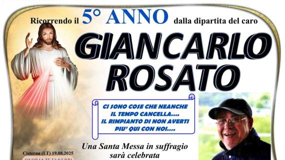 CIAO GIANCARLO  
