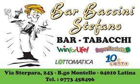 BAR BACCINI Bgo MONTELLO 