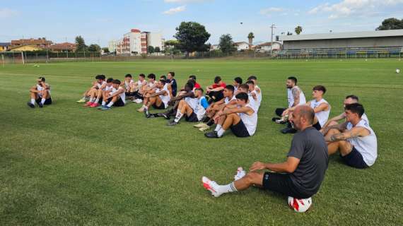 L&#039; Atletico Pontinia al via. 