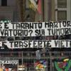 Maglie, striscione dei tifosi contro le trasferte vietate 