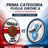 Prima Categoria, Ideale Bari-Triggiano in diretta domenica 10 maggio sui canali del Gruppo Editoriale Distante