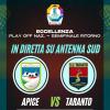 Apice-Taranto: match in diretta su Antenna Sud