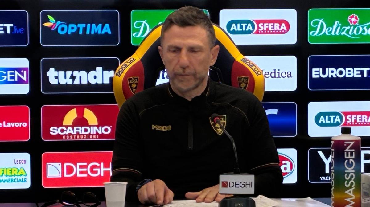Lecce, Di Francesco: “Niente alibi, solo lavoro: dobbiamo guadagnarci la fiducia”
