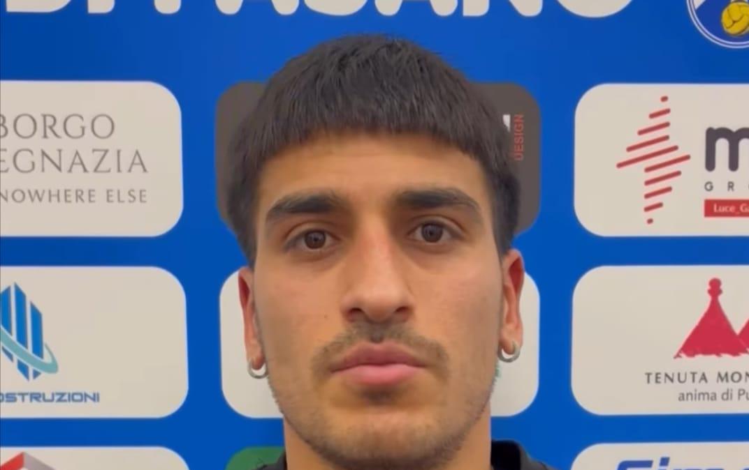 Fasano, Bianchini: "Uniti e concentrati per la sfida contro la Virtus Francavilla"