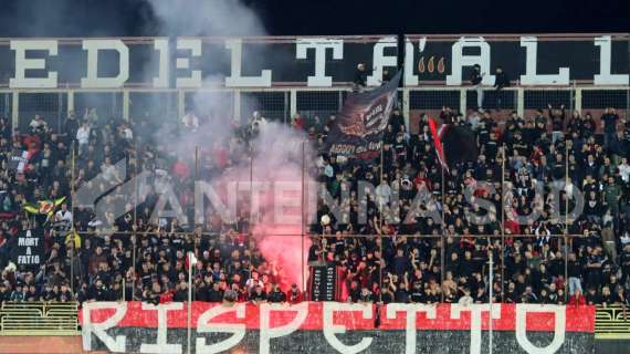 Foggia senza tifosi a Messina: il Prefetto vieta la trasferta per il playout