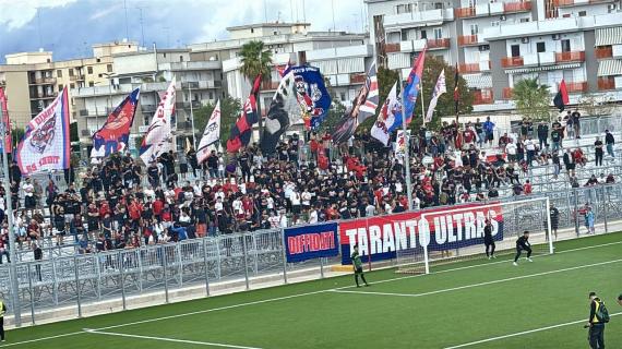 Taranto, verso il divieto di trasferta per la sfida con il Brilla Campi