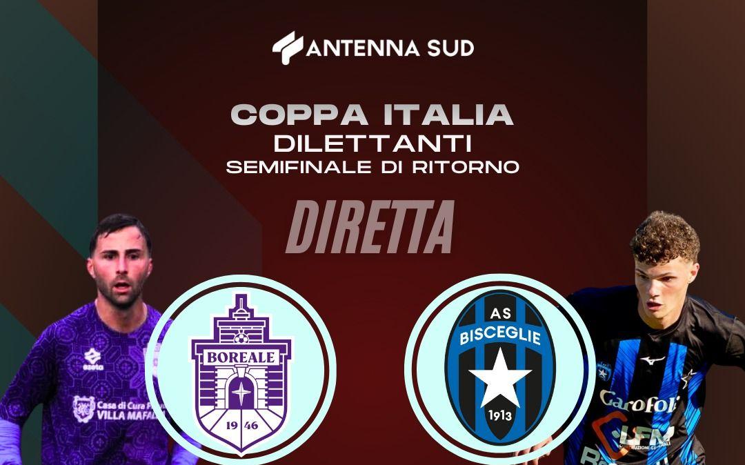 Coppa Italia Eccellenza: Boreale-Bisceglie in diretta su Antenna Sud