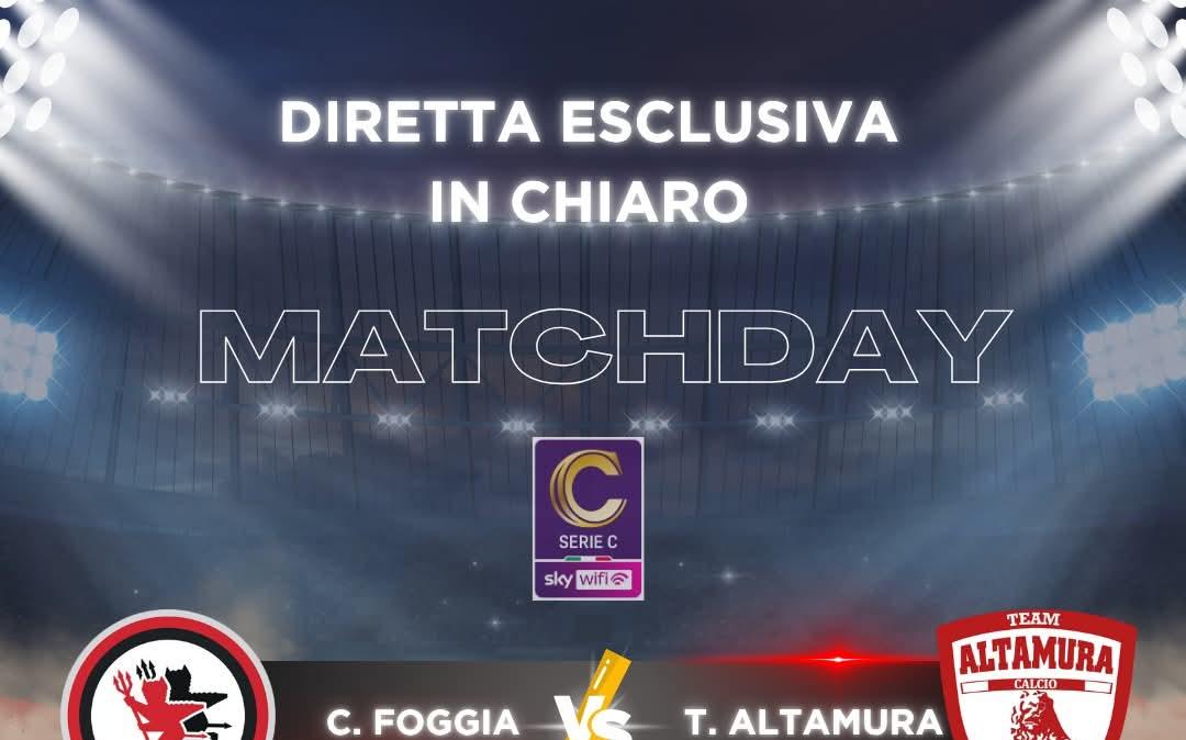 Foggia-Team Altamura: in programma la diretta della gara su Antenna Sud 