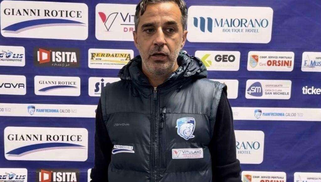 Manfredonia, Pezzella: "Meritavamo di vincere, complimenti ai ragazzi"