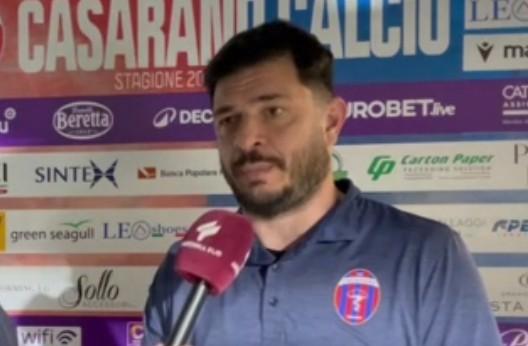 Casarano, Di Bari: "Il primo gol ci ha condizionati, ma ci proveremo"