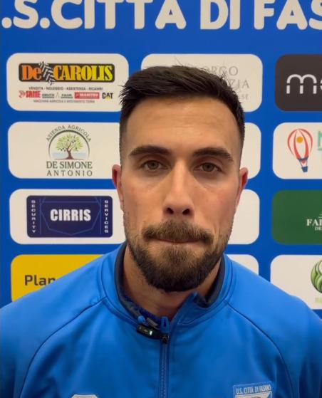 Fasano, Falzerano: "Siamo un bel gruppo. Ai tifosi dico di sostenerci"