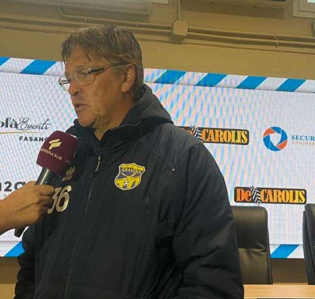 Gravina, Ragno: "Momento positivo per noi, superati i problemi iniziali"