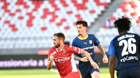 Bari-Parma 0-3: biancorossi fuori dalla Coppa Italia, partita subito in salita 