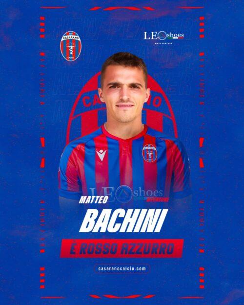 UFFICIALE - CASARANO, Bachini è un nuovo giocatore rossoazzurro