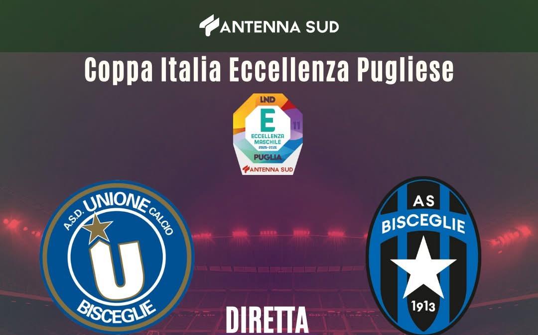 Coppa Italia Eccellenza, UC Bisceglie-As Bisceglie in diretta su Antenna Sud