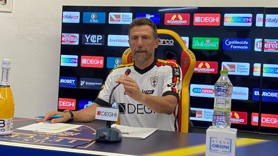 Lecce, Di Francesco: “Devo lavorare tanto per mettere i ragazzi nelle condizioni di fare bene”