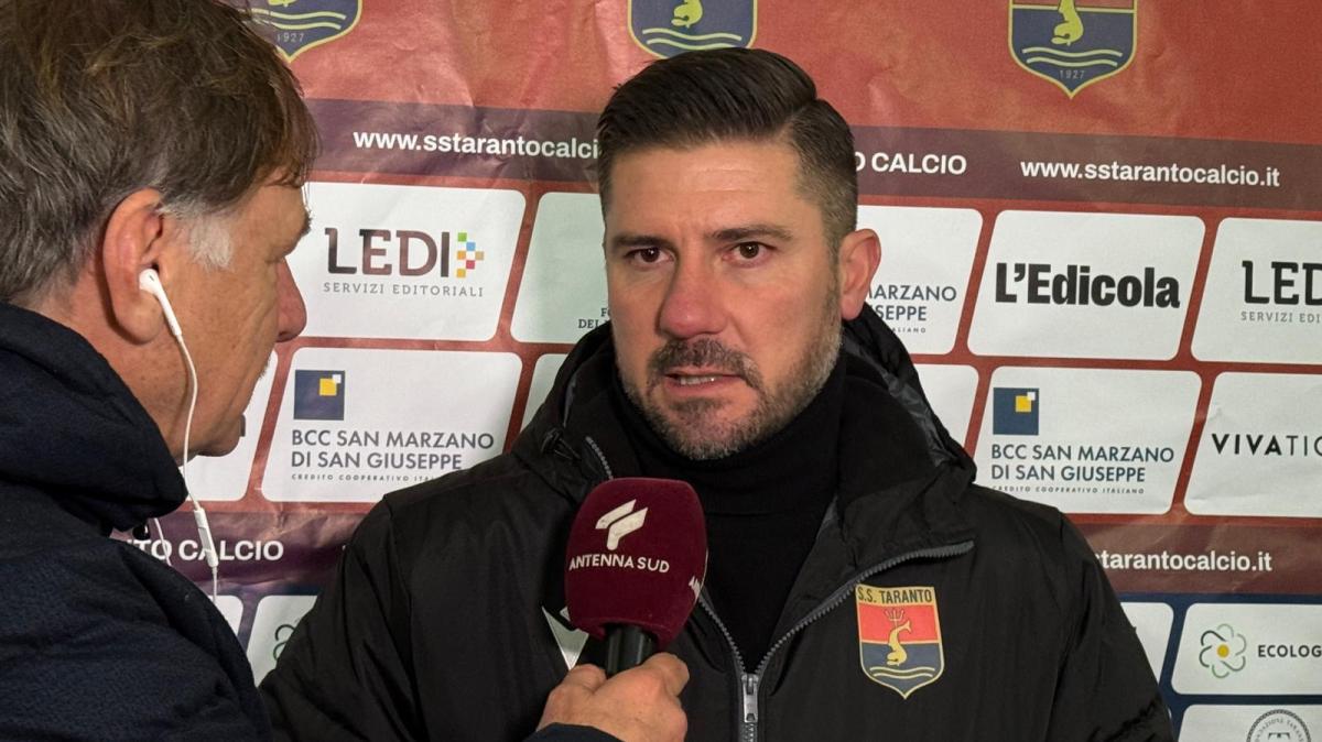 Taranto, Danucci: "Contento dell'atteggiamento dei ragazzi"